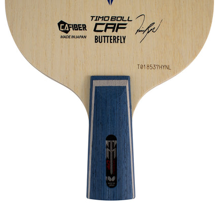 Butterfly Timo Boll CAF Offensive Minus Table Tennis Chinese Penhold Blade - Handle-Front