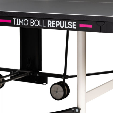 Butterfly Timo Boll Repulse Table Tennis Table - Swiveling Wheels 