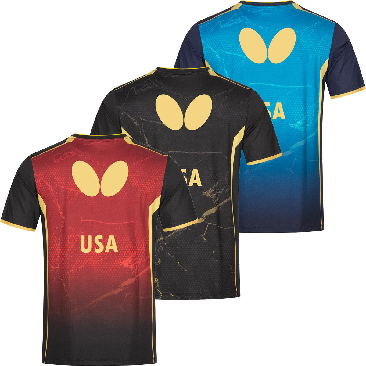 Butterfly USA Team 24 - Table Tennis Shirt - Back View