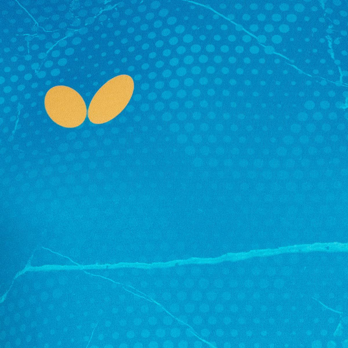 Butterfly USA Team 24 - Table Tennis Shirt - Blue-Butterfly Logo