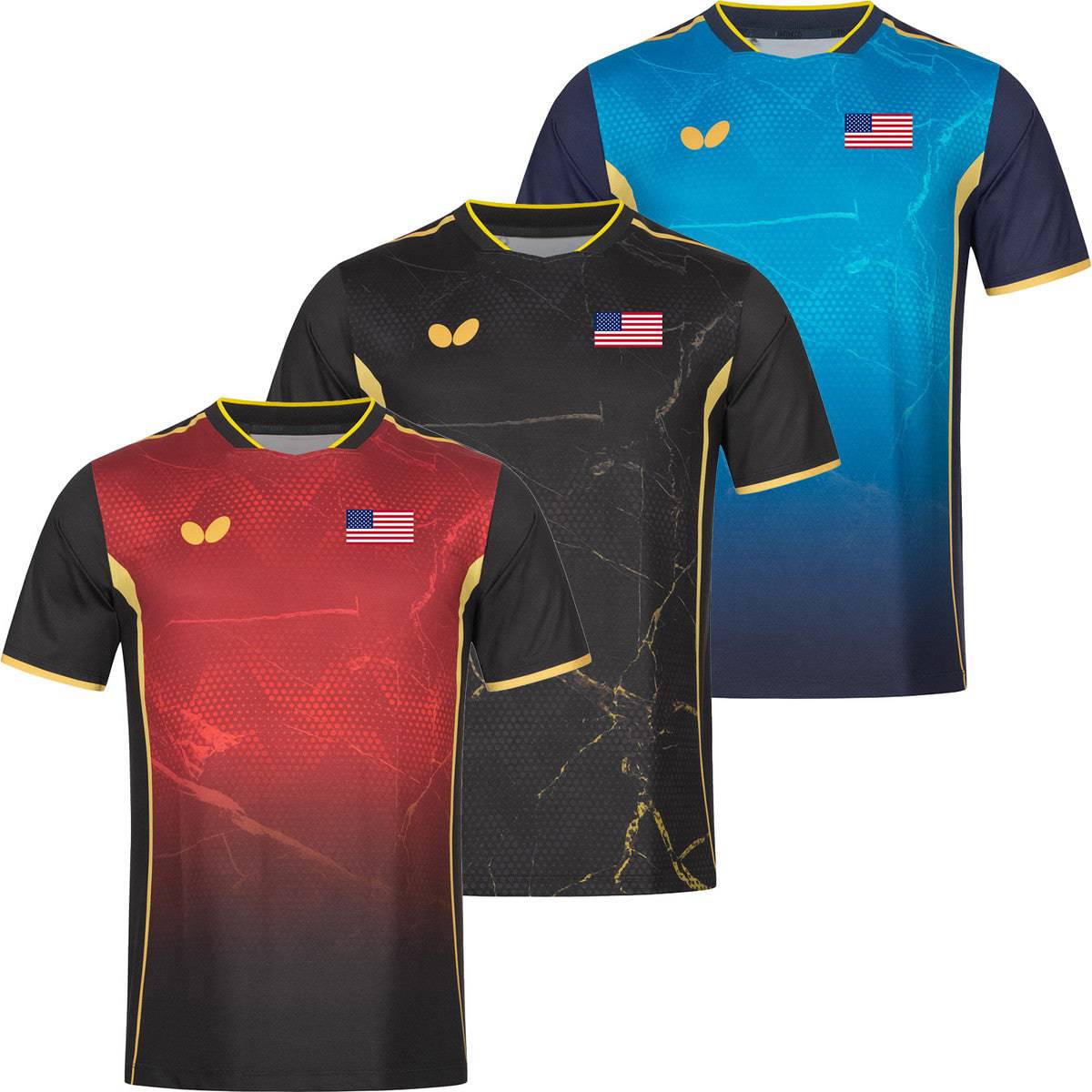 Butterfly USA Team 24 - Table Tennis Shirt - Front View