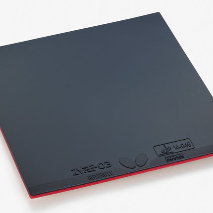 Butterfly Zyre 03 Table Tennis Rubber – BLACK