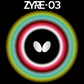 Butterfly Zyre 03 Table Tennis Rubber – Spin-Heavy, High Arc, Ricosheet Sponge
