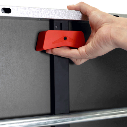 Cornilleau 500 Indoor Table Tennis Table - Grey Top-Unique Locking System