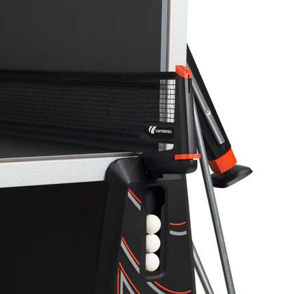 Cornilleau 500X - Outdoor Table Tennis Table - Adjustable Net ; Ball Storage