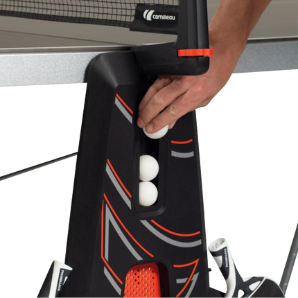 Cornilleau 500X - Outdoor Table Tennis Table - Ball Storage
