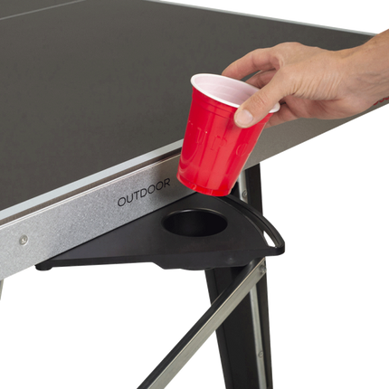 Cornilleau 600X - Outdoor Table Tennis Table - Cup Holders-Image2