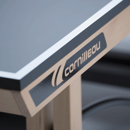 Cornilleau 850 ITTF Wood Premier Indoor Table Tennis Table - Branding