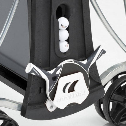 Cornilleau Black Code - Outdoor / Indoor Table Tennis Table - RACKET and BALL STORAGE