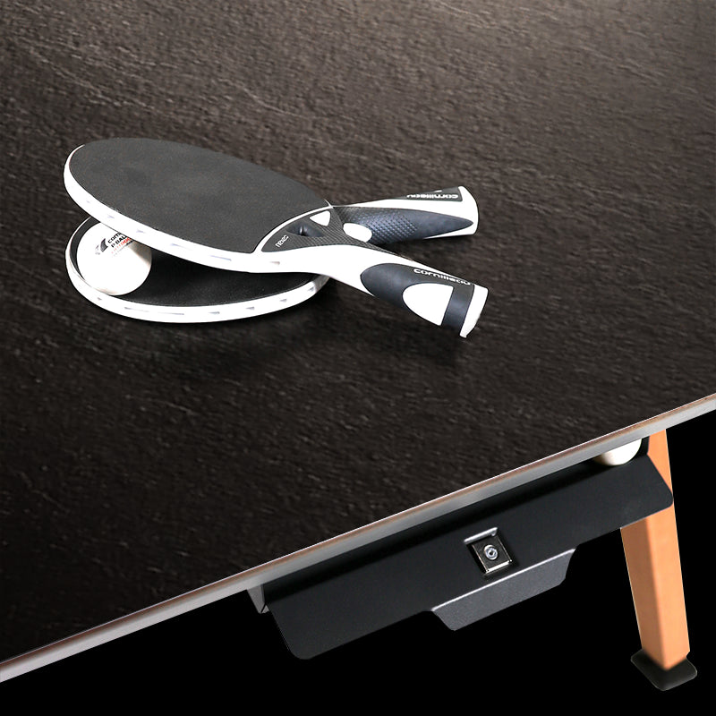 Cornilleau Origin Black - Convertible outdoor ping pong table - Racket Storage