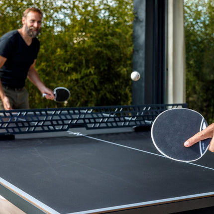 Cornilleau Origin Convertible Outdoor Ping Pong Table – Black Frame -  FFTT Leisure Approval