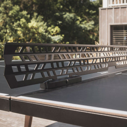 Cornilleau Origin Convertible Outdoor Ping Pong Table – Black Frame - Magnetic Removable Steel Net 