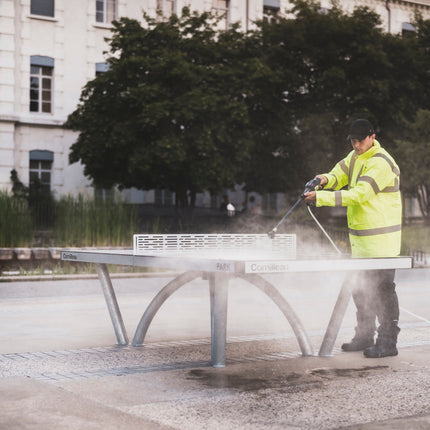 Cornilleau Park Stationary - Outdoor Table Tennis Table - Easy Cleaning