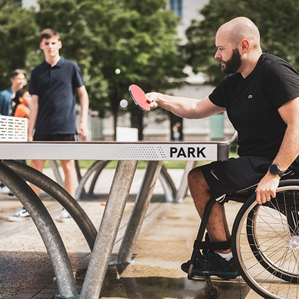 Cornilleau Park Stationary - Outdoor Table Tennis Table - Wheelchair Users