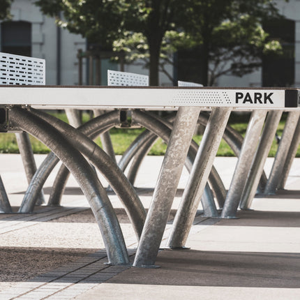 Cornilleau Park Stationary - Outdoor Table Tennis Table - Wide Legs