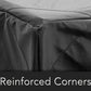 Coverstore Ping Pong Table Cover Classic Black - Reinforced Corners