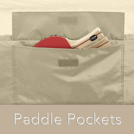Coverstore Ping Pong Table Cover Elite Khaki - Paddle Pockets