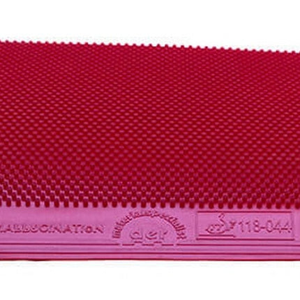 der‑materialspezialist Hallucination - Long Pimple Rubber - Red Sheet