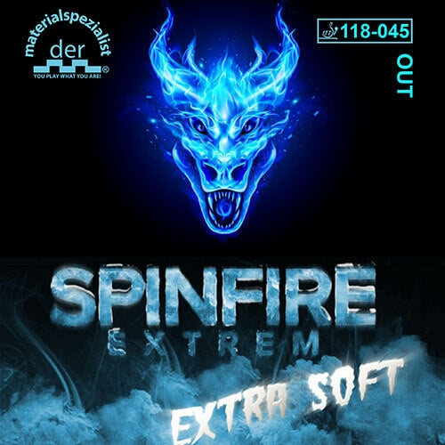 der-materialspezialist Spinfire Extrem Extra Soft - Short Pimple Rubber