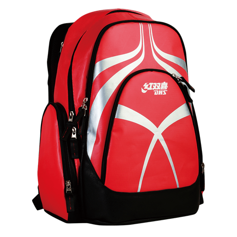 DHS Red Silver Line- Table Tennis Backpack - 1