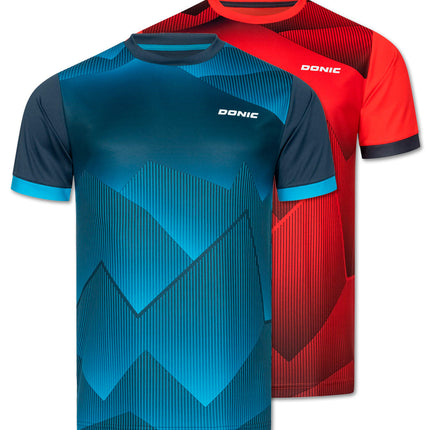 Donic Nova T-Shirt - Red & Blue_11-30