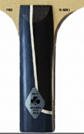 Gambler Exotic Hinoki IM8 Carbon - Offensive Table Tennis Racket - STRAIGHT Handle