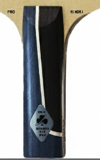 Gambler Exotic Hinoki IM8 Carbon - Offensive Table Tennis Racket - STRAIGHT Handle