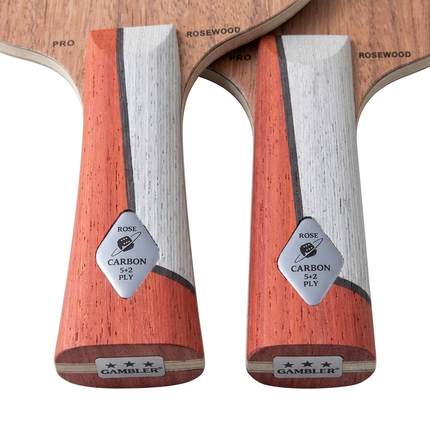 Gambler Exotic Rosewood IM8 Carbon - Flared, Straight Handle Style