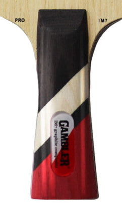 Gambler IM7 Graphite - Offensive Table Tennis Blade - FLARED - Front 