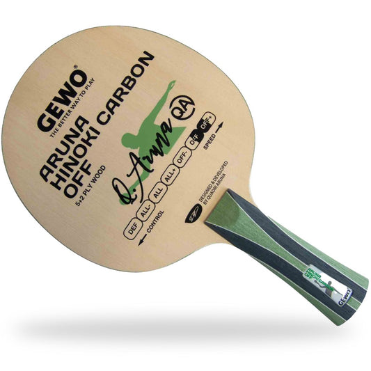 GEWO Aruna Hinoki Carbon Offensive Table Tennis Blade