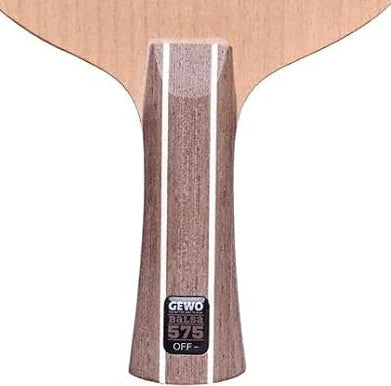 GEWO Balsa Carbon 575 Offensive Minus – Table Tennis Blade - Handle