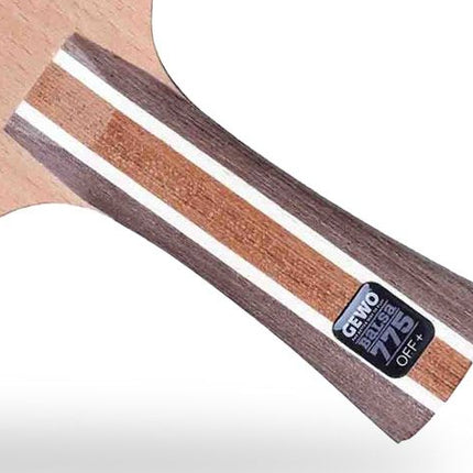 GEWO Balsa Carbon 775 Offensive Plus – Table Tennis Blade - Handle