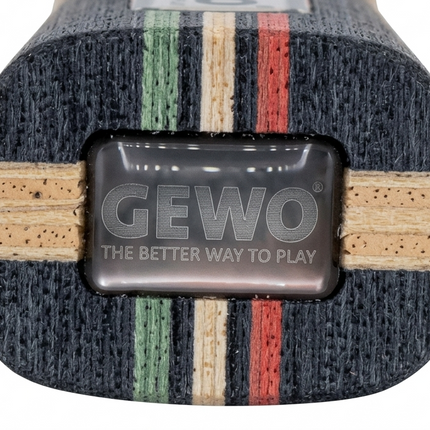 GEWO Bence Majoros Offensive – Table Tennis Blade - Handle - Logo Design