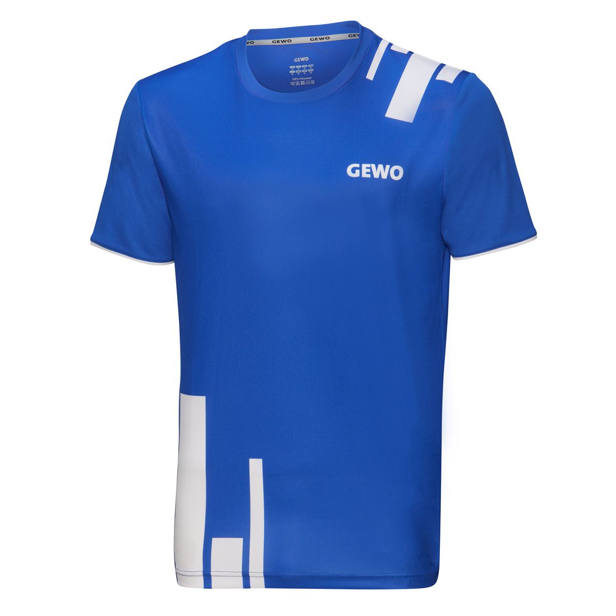 GEWO Bloques Table Tennis T-Shirt – Blue - Front
