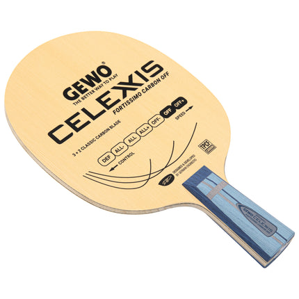 GEWO Celexxis Fortissimo Carbon Offensive Blade - Chinese Penhold - Forehand