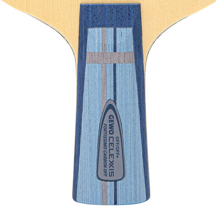 GEWO Celexxis Fortissimo Carbon Offensive Blade - Chinese Penhold - Handle