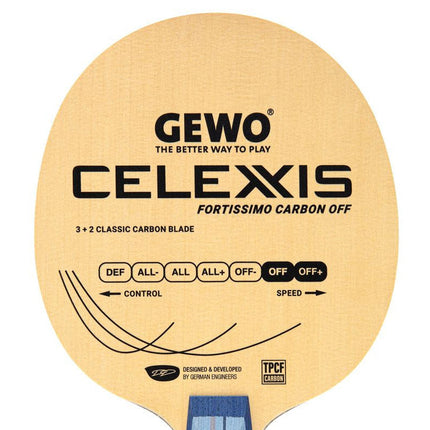 GEWO Celexxis Fortissimo Carbon Offensive Blade - Head