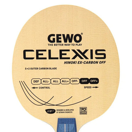 GEWO Celexxis Hinoki Ex-Carbon Offensive Blade - Head
