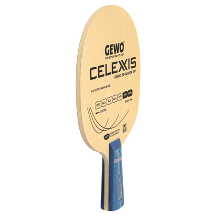 GEWO Celexxis Hinoki Ex-Carbon Offensive - Chinese Penhold Blade - Standing