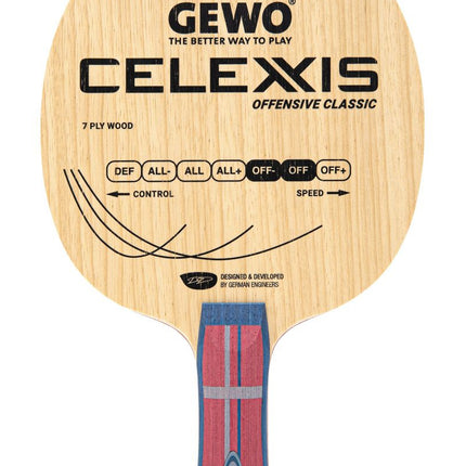 GEWO Celexxis Offensive Classic Blade - Front View