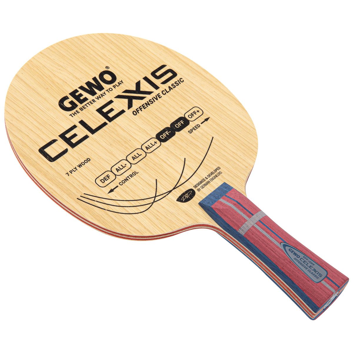  GEWO Celexxis Offensive Classic - Table Tennis Blade - Flared