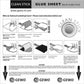GEWO Clean Stick Glue Sheet Instruction