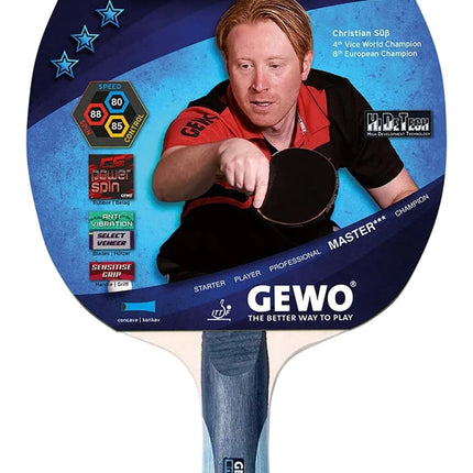 GEWO CS Energy Control – Pre‑Assembled Table Tennis Racket - Christian S.