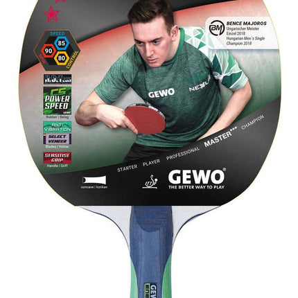 GEWO CS Energy Power – Pre‑Assembled Table Tennis Racket - Bence Majoros
