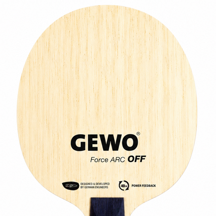 GEWO Force ARC Offensive Table Tennis Blade - Head
