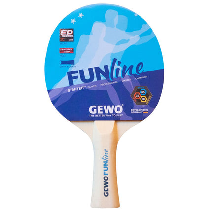 GEWO Funline Table Tennis Paddle - Front View