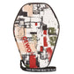 GEWO Graffiti Three Hard Shell Racket Case Front View