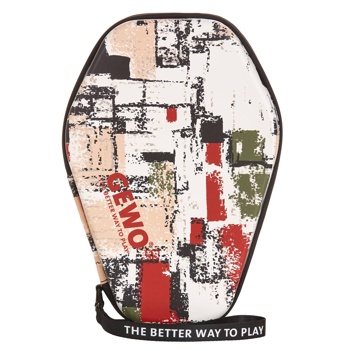 GEWO Graffiti Three Hard Shell Racket Case Front View