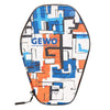 GEWO Graffiti Two Hard Shell Racket Case Front View