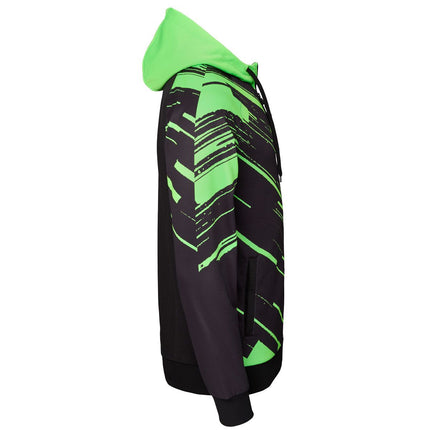 GEWO Hoodie Atani - Black/Lime - Side
